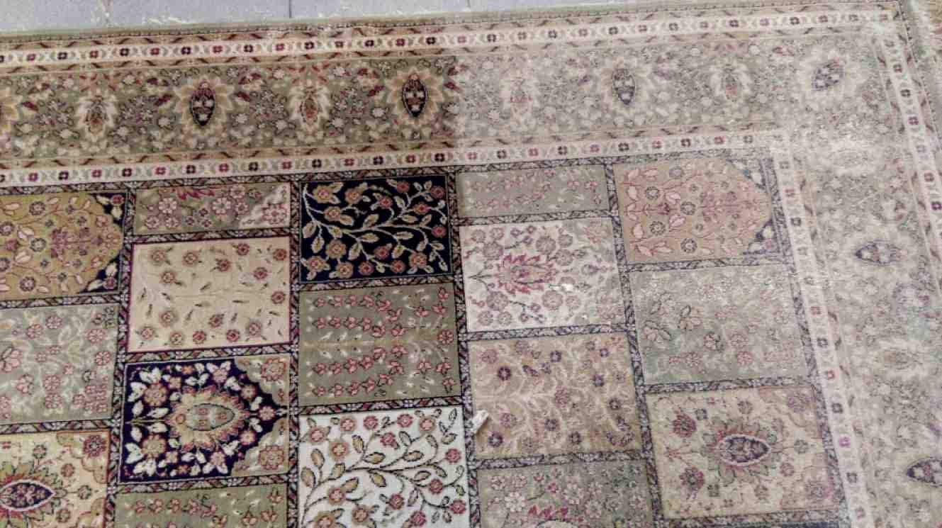 чистка вискозного ковра